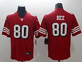 Nike 49ers 80 Jerry Rice Red 2018 Vapor Untouchable Limited Jersey (1),baseball caps,new era cap wholesale,wholesale hats